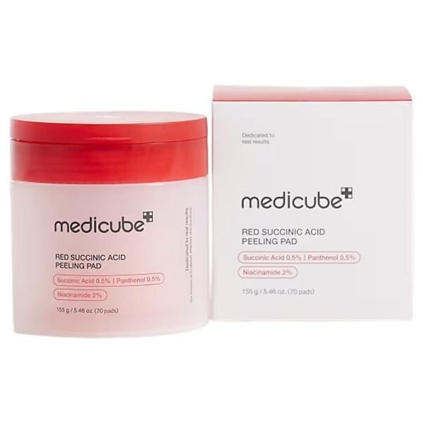 Red Succinic Acid Panthenol Pads